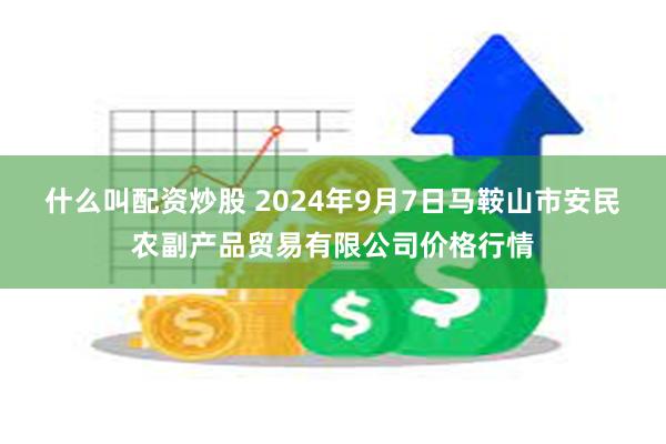 什么叫配资炒股 2024年9月7日马鞍山市安民农副产品贸易有限公司价格行情