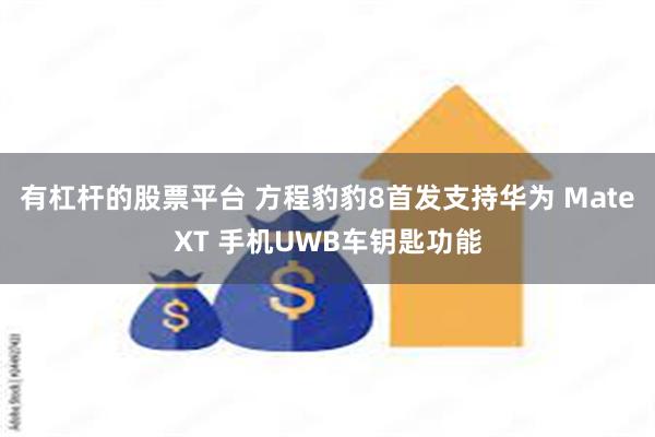 有杠杆的股票平台 方程豹豹8首发支持华为 Mate XT 手机UWB车钥匙功能